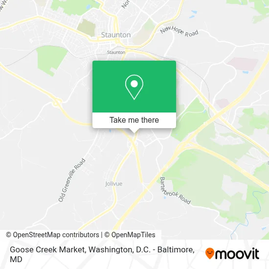 Goose Creek Market map