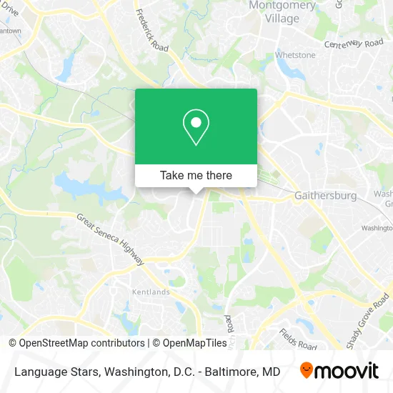 Language Stars map