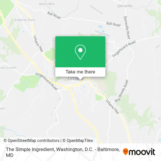 The Simple Ingredient map