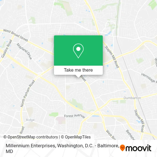 Millennium Enterprises map
