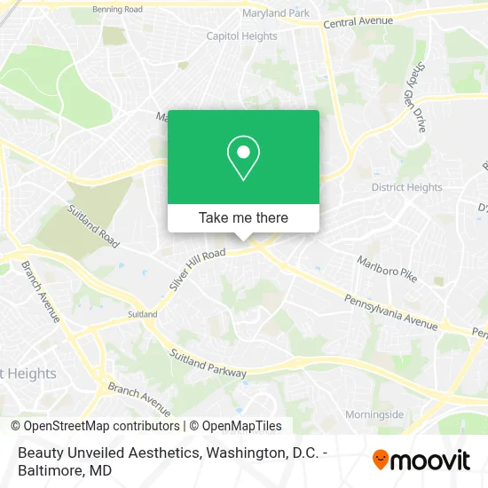 Beauty Unveiled Aesthetics map