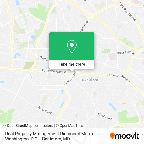 Real Property Management Richmond Metro map