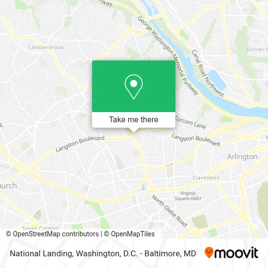 National Landing map