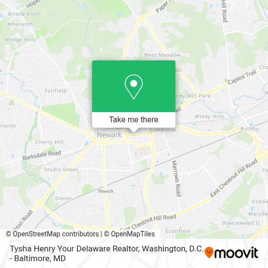 Tysha Henry Your Delaware Realtor map