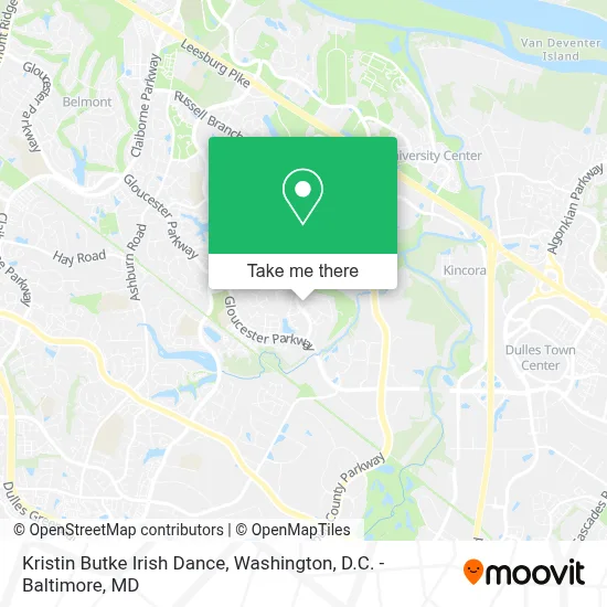 Kristin Butke Irish Dance map