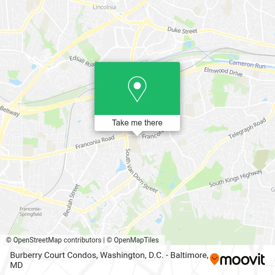Burberry Court Condos map
