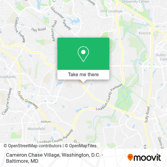 Cameron Chase Village map