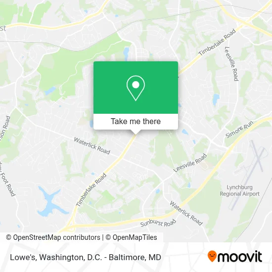 Lowe's map