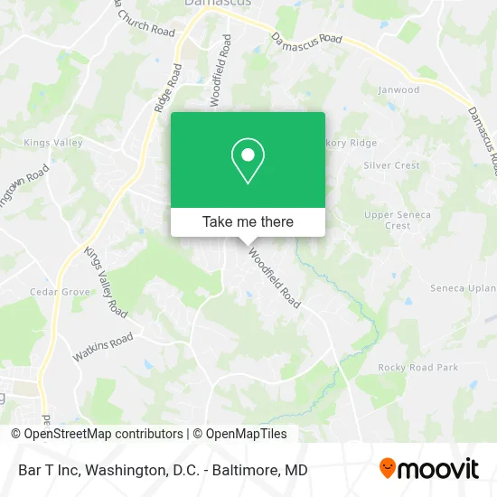 Bar T Inc map