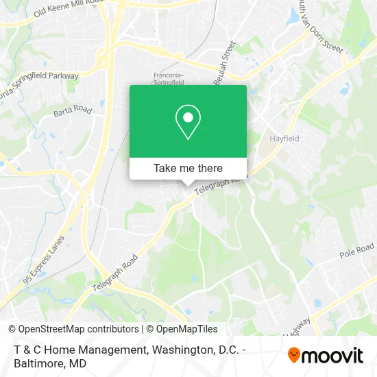 T & C Home Management map