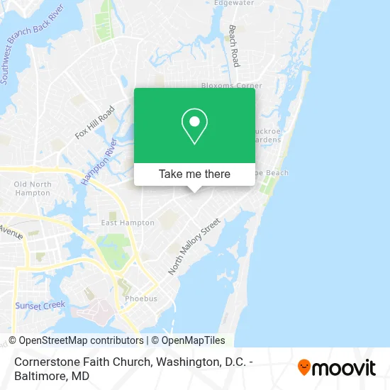 Cornerstone Faith Church map