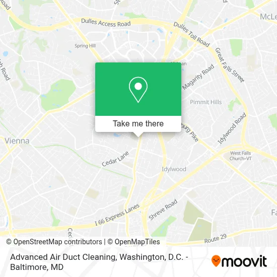 Advanced Air Duct Cleaning map