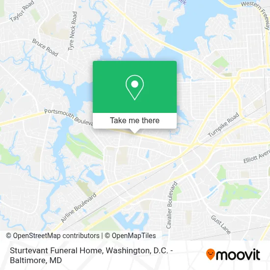 Sturtevant Funeral Home map