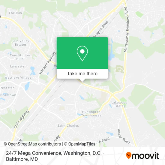 24/7 Mega Convenience map