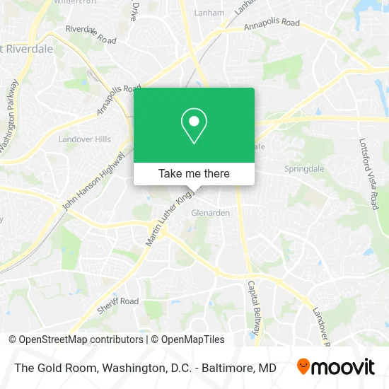 The Gold Room map