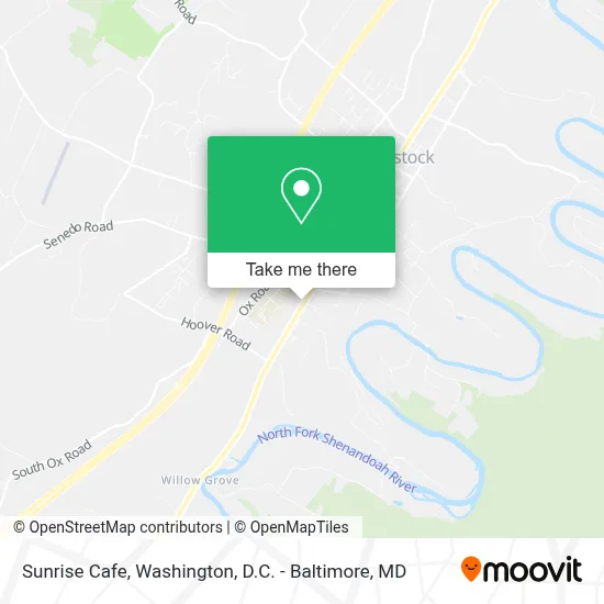 Sunrise Cafe map