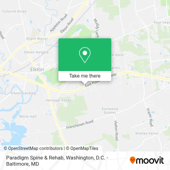Paradigm Spine & Rehab map