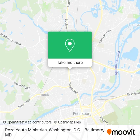 Rezd Youth Ministries map