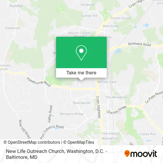 New Life Outreach Church map