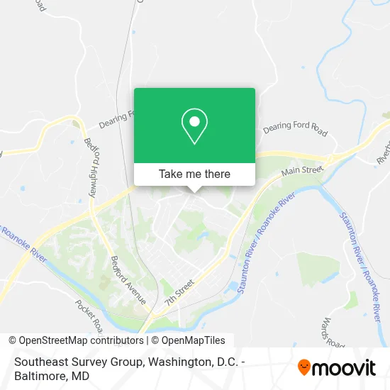 Southeast Survey Group map