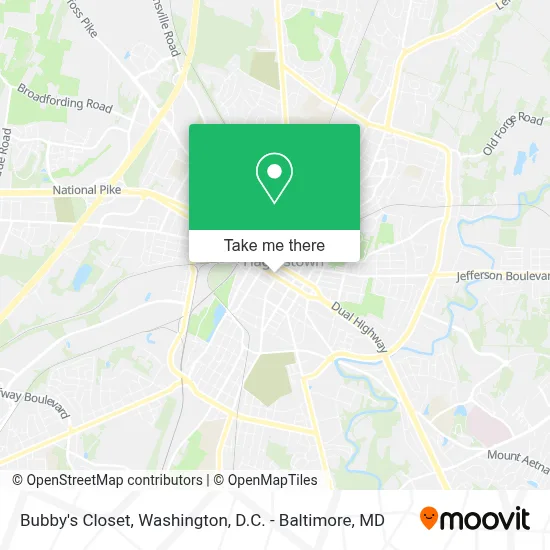 Bubby's Closet map
