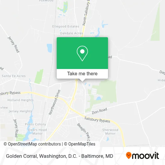 Golden Corral map