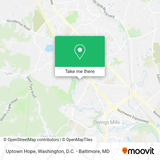 Uptown Hope map