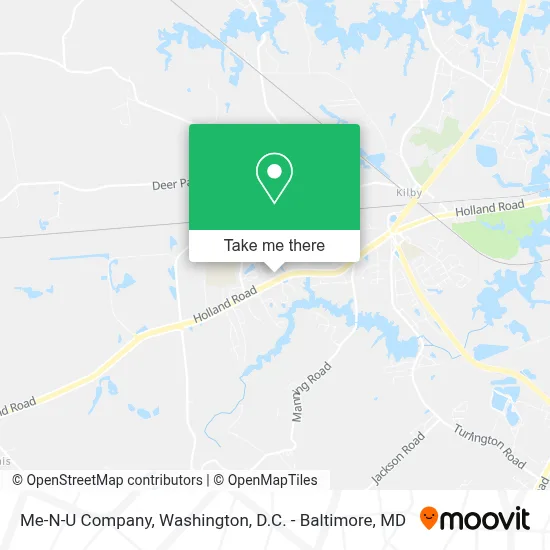 Me-N-U Company map