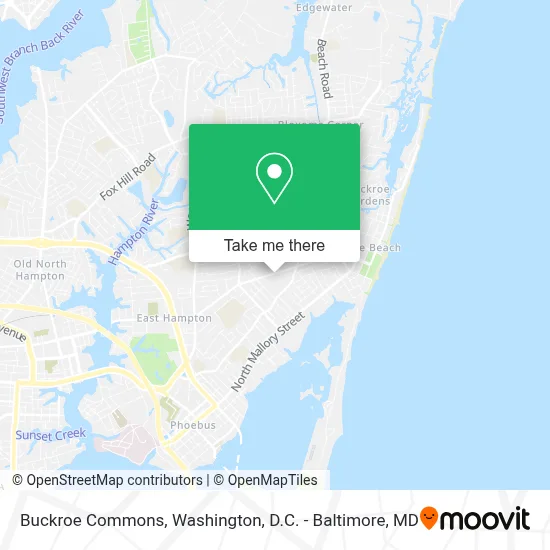 Buckroe Commons map