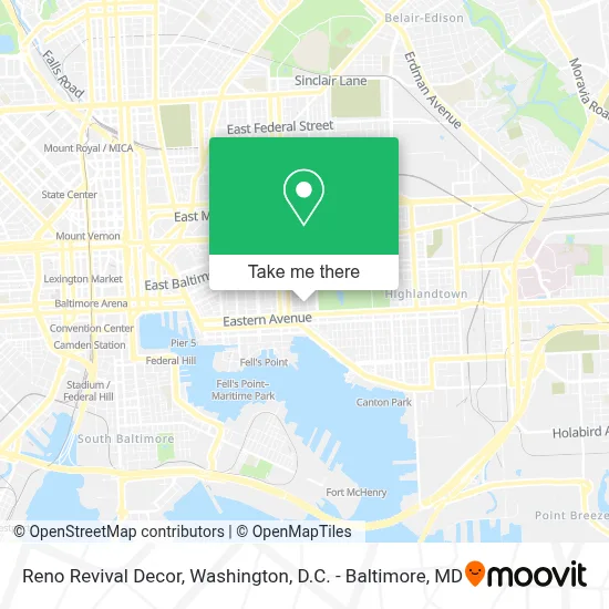 Reno Revival Decor map