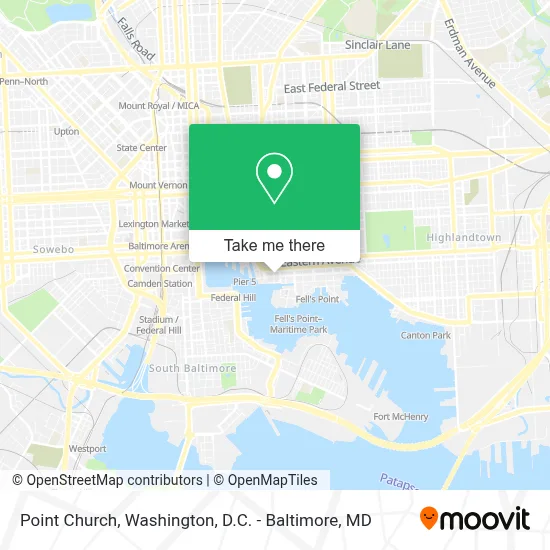 Point Church map