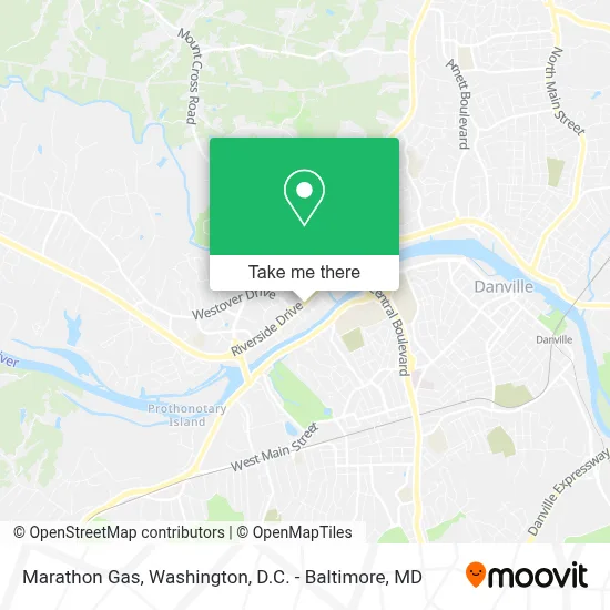 Marathon Gas map