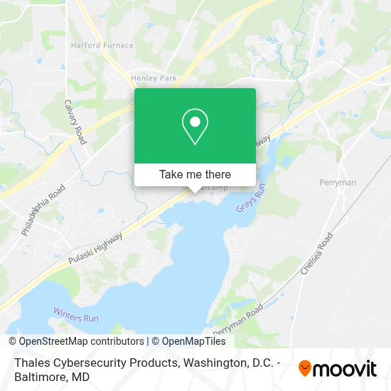 Thales Cybersecurity Products map