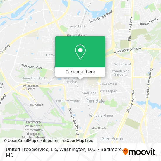 United Tree Service, Llc map