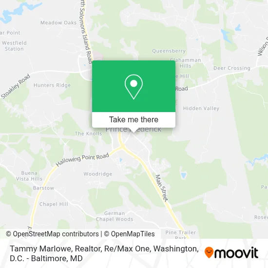 Tammy Marlowe, Realtor, Re / Max One map