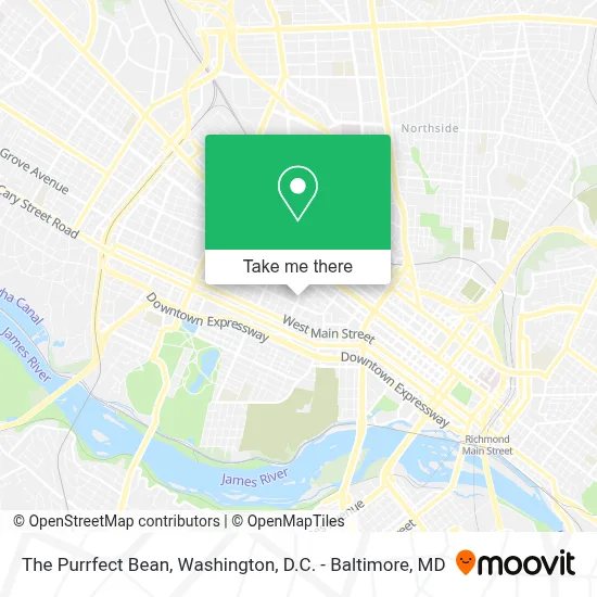 The Purrfect Bean map