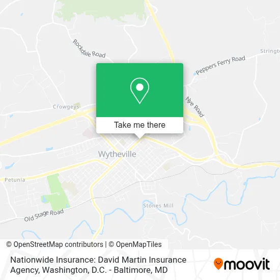 Nationwide Insurance: David Martin Insurance Agency map