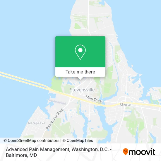 Advanced Pain Management map