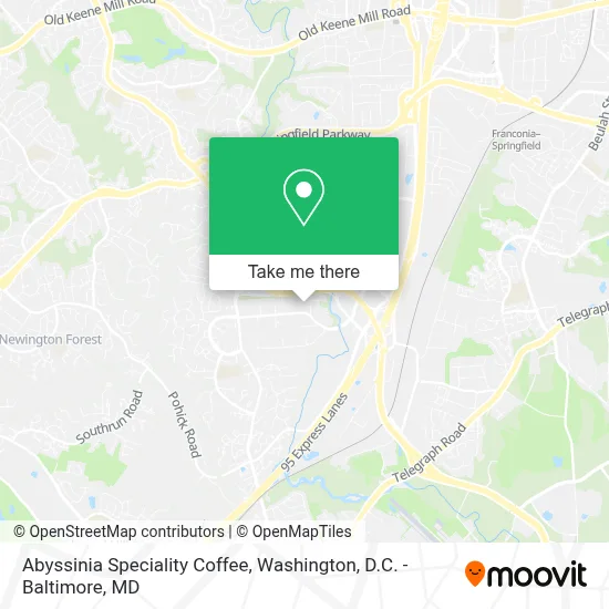 Abyssinia Speciality Coffee map