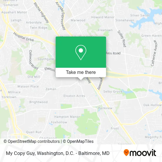 My Copy Guy map