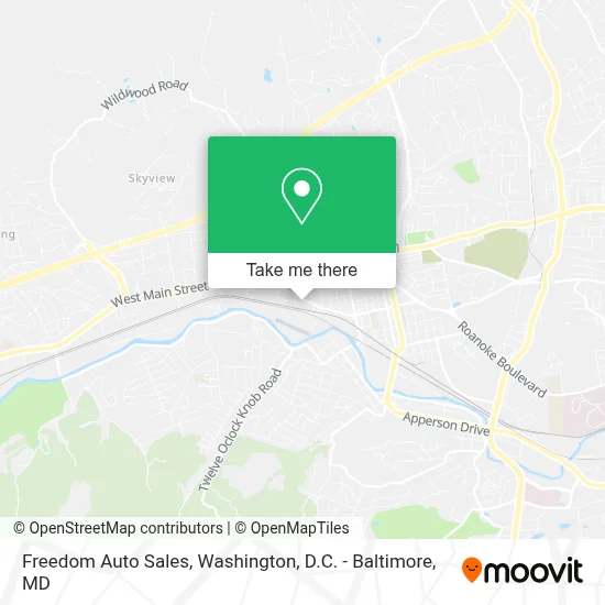 Freedom Auto Sales map