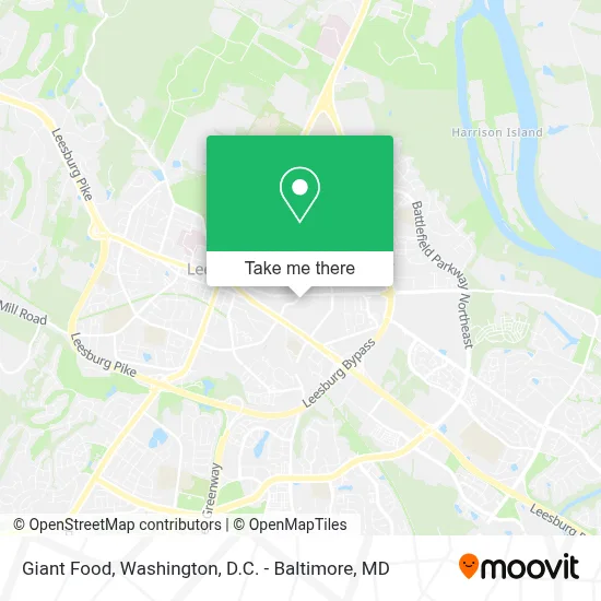 Giant Food map