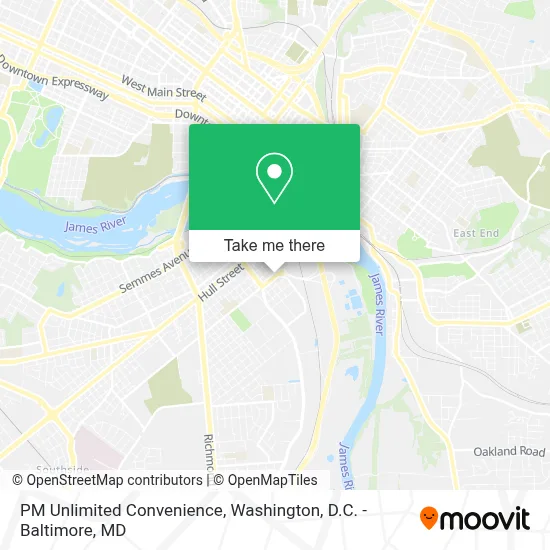 PM Unlimited Convenience map