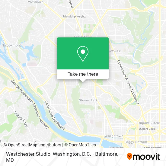 Westchester Studio map