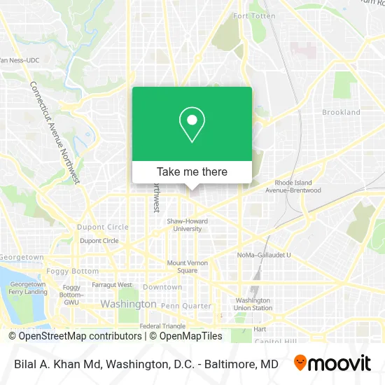 Bilal A. Khan Md map