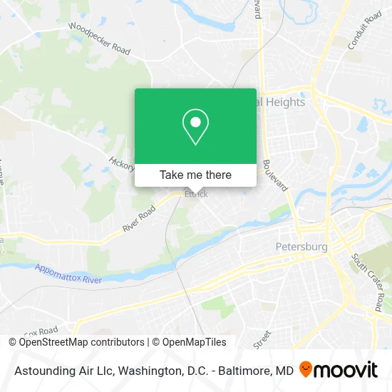 Astounding Air Llc map
