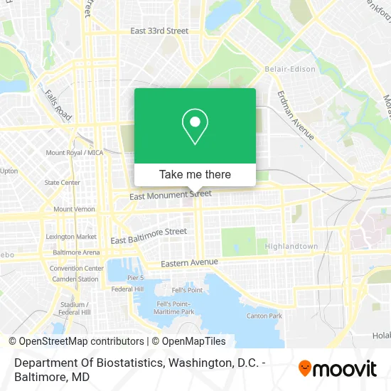 Department Of Biostatistics map