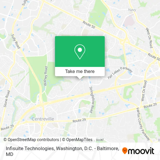 Infisuite Technologies map