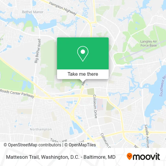 Matteson Trail map