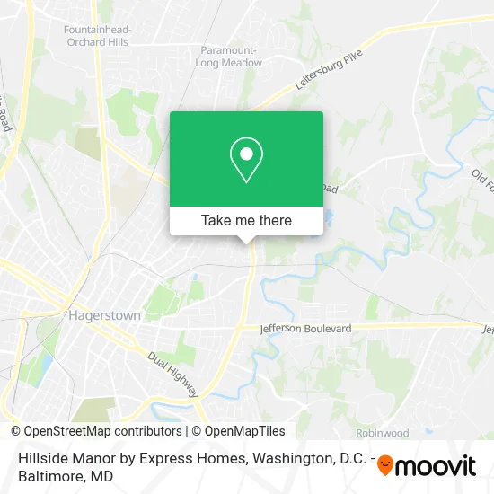 Hillside Manor by Express Homes map